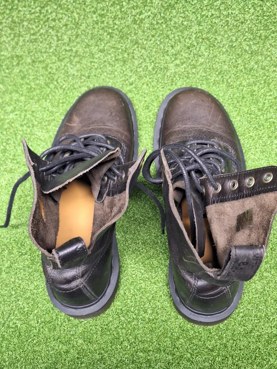 Dr. Martens Brown Leather 8-Eye Lace-Up Boots - Picture 8 of 16